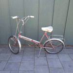 Vintage Montgomery Ward Folding auto-mini bicycle