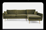 Albany Park - Park Sectional Sofa - Olive