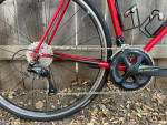 1985 vintage Trek 400 ultegra 2x11 scarlet steel road bike 22.5”