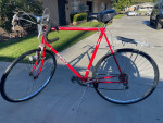 Vintage mens red Miyata Eighty SE Bicycle Japan - Made in 1986!