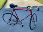 Vintage mens red Miyata Eighty SE Bicycle Japan - Made in 1986!