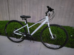 new 15" seven peaks frontier 21 spd comfort fitness hybrid bike