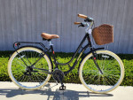 new 17" seven peaks brooklyn 21 speed alloy urban city hybrid bike