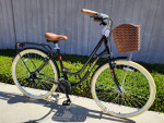 new 17" seven peaks brooklyn 21 speed alloy urban city hybrid bike