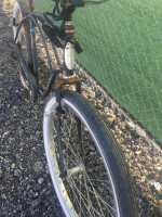 Old Schwinn Beach Cruiser with Flat Forks!