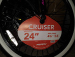 (NEW) BEACH CRUISER BIKE + SCHWINN HELMET