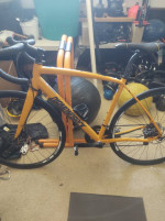 Diamondback road bike like new with bike rack