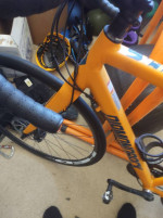 Diamondback road bike like new with bike rack