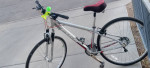 SILVER-RED-&BLACK FUN FITNESS FUJI SUNFIRE HYBRID COMMUTER BICYCLE