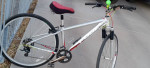 SILVER-RED-&BLACK FUN FITNESS FUJI SUNFIRE HYBRID COMMUTER BICYCLE