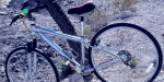 SILVER-RED-&BLACK FUN FITNESS FUJI SUNFIRE HYBRID COMMUTER BICYCLE