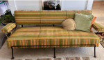 Mid Century Iron frame Couch Sofa