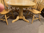 Solid maple butcher block style table