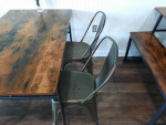Table with Bench and 2 Chairs