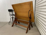 Antique drafting table