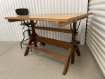 Antique drafting table