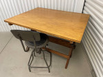 Antique drafting table