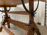 Antique drafting table