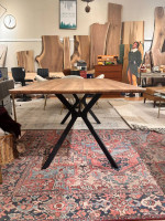 Karmas Modern Industrial Dining Table