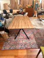 Karmas Modern Industrial Dining Table