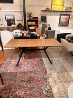 Karmas Modern Industrial Dining Table