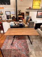Karmas Modern Industrial Dining Table