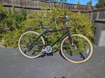 Public V7 hybrid bike, medium, new parts, fenders, commuter