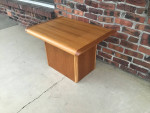 Mid Century Modern TEAK side table retro MCM Made in Denmark