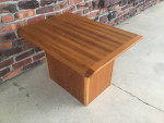 Mid Century Modern TEAK side table retro MCM Made in Denmark