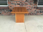 Mid Century Modern TEAK side table retro MCM Made in Denmark