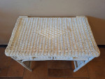 Wicker entry table