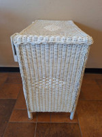 Wicker entry table