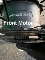 Dual Motor 2000Watt Electric Fat Tire Mountain Bike/Full Suspension/33mph