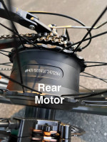 Dual Motor 2000Watt Electric Fat Tire Mountain Bike/Full Suspension/33mph