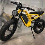 1500 Watt Electric Ebike, 35-39mph, Full Suspension, Hydraulic Brakes (Yellow)
