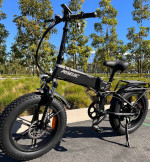 750/900 Watt Electric Folding Ebike Paselec, Full Suspension, 28mph