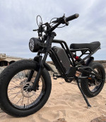 1500 Watt Electric Ebike, 35-39mph, Full Suspension, Hydraulic Brakes