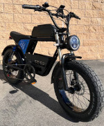 New - 1500Watt Electric Ebike w/ Center Basket, 35-39mph, Full Suspension