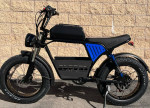 New - 1500Watt Electric Ebike w/ Center Basket, 35-39mph, Full Suspension