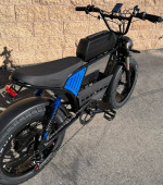 New - 1500Watt Electric Ebike w/ Center Basket, 35-39mph, Full Suspension