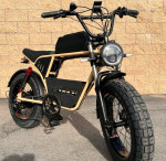 New - 1500Watt Electric Ebike w/ Center Basket, 35-39mph, Full Suspension
