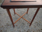 Vintage Game Table And Game Pieces