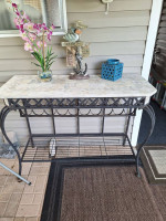 BEAUTIFUL MARBLE TOP TABLE
