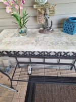 BEAUTIFUL MARBLE TOP TABLE