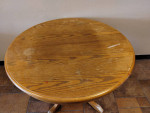 Pedestal dining table