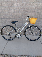 Hybrid bike for women's totally equipped