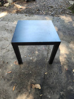 Black end table