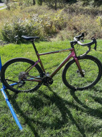 2022 54cm Cervelo Carbon Aspero DI2 carbon wheels