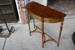 Unique solid wood couch hallway accent table