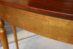 Unique solid wood couch hallway accent table